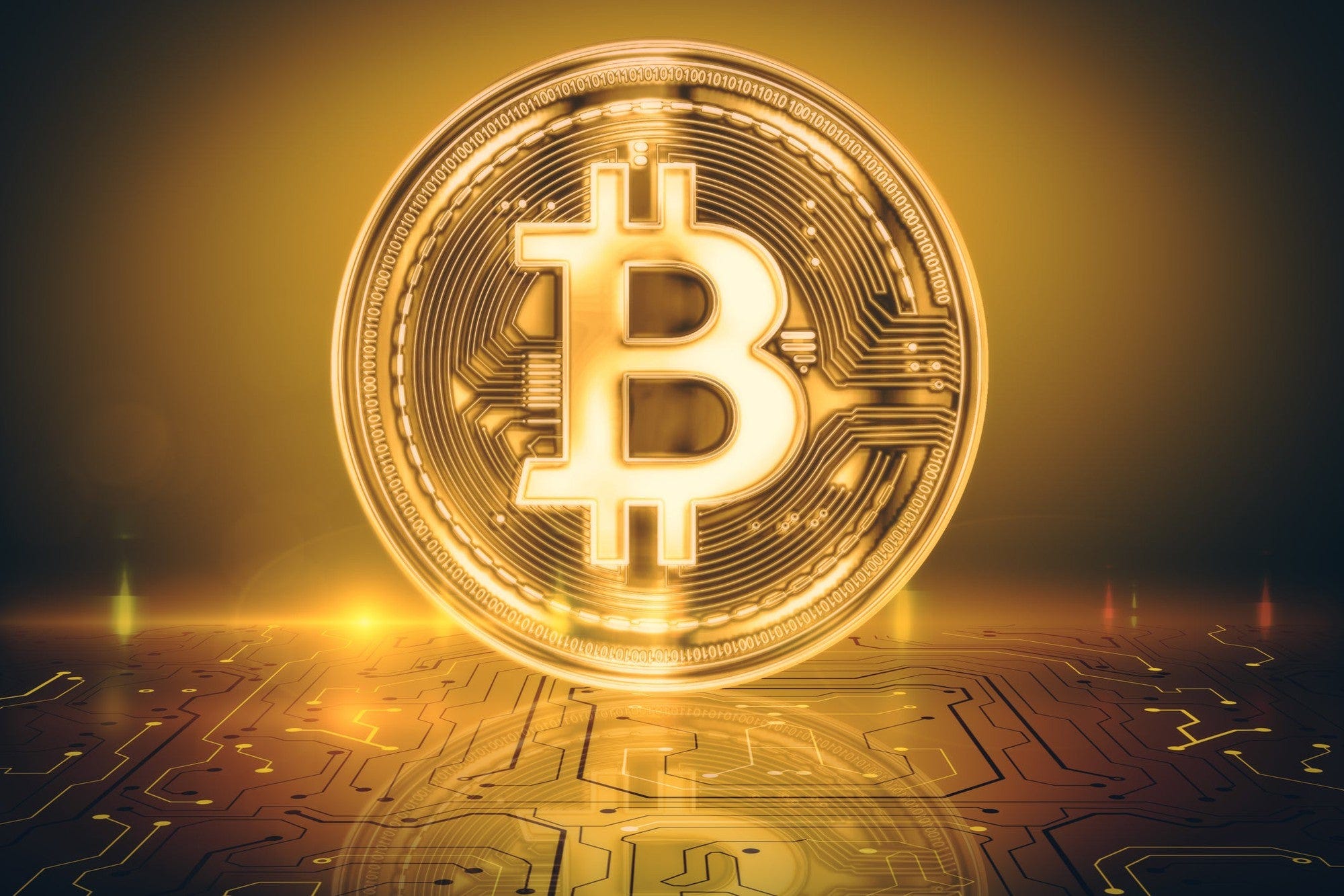 Golden bitcoin fund logo