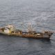 A Chinese fishing vessel suspected of maritime violations.