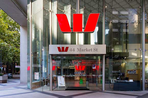 Westpac storefront in Sydney, Australia.