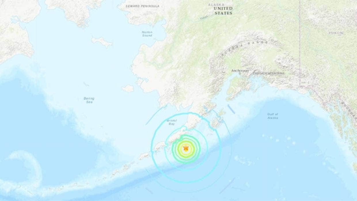 An 8.5 magnitude earthquake strikes the U.S.