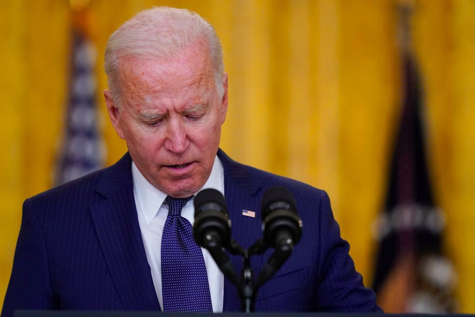 US President Joe Biden has come under fire over the withdrawal of US troops