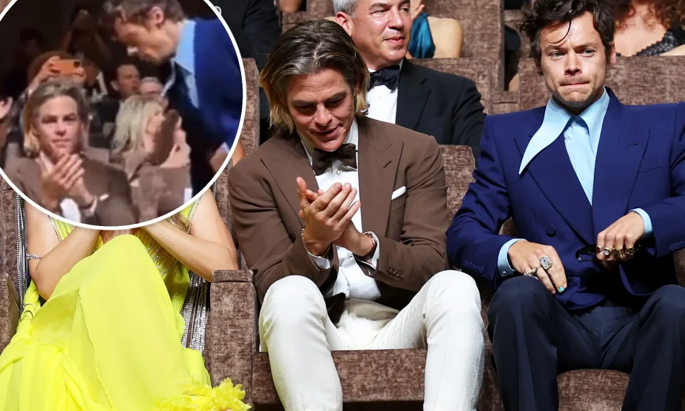 Did Harry Styles actually spit on Chris Pine?