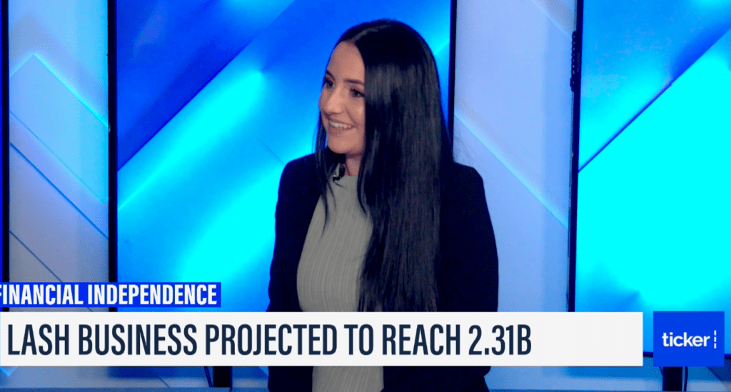 The lash extension market is skyrocketing