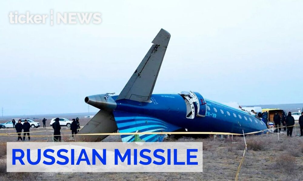Russian missile implicated in Azerbaijan Airlines plane crash