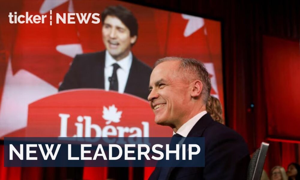 Mark Carney replaces Trudeau as Canada's prime minister