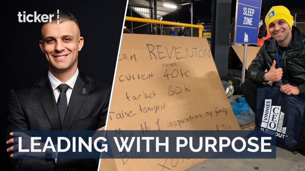 Chris Christofi: Reventon CEO and philanthropist celebrates 8 years with St Vincent de Paul, empowering Australians to grow wealth.