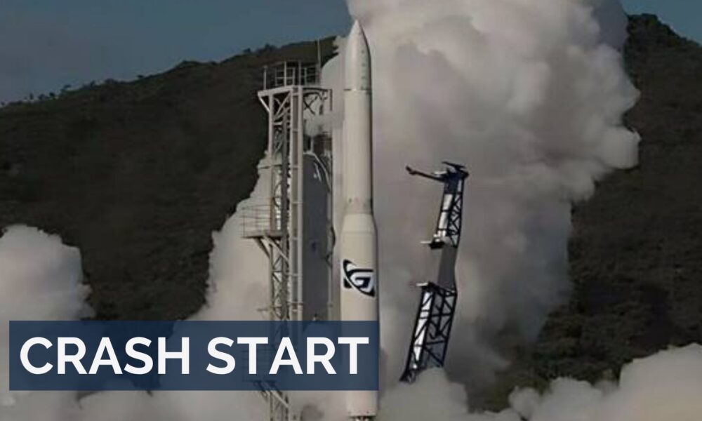 Model Rockets Crashing Australian-made rocket crashes shortly after Queensland launch