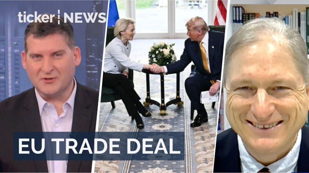 Trump secures EU trade deal: 15% tariffs, $750B energy purchase, $600B EU investment, avoiding trade war. #TradeDeal #EU