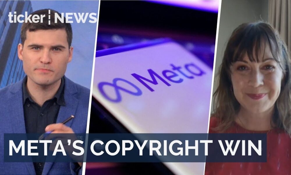 Meta wins court case over AI copyright