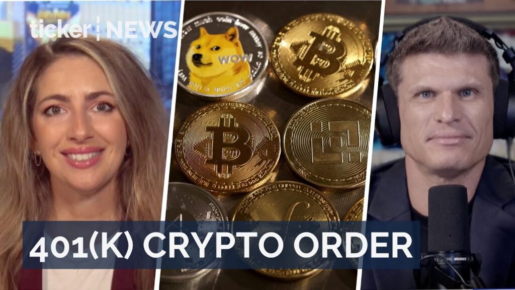 Trump signs order enabling 401(k) investments in crypto, private equity, and real estate, urging rule changes by regulators.