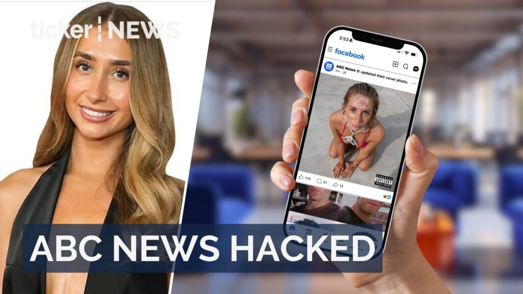ABC Facebook page hacked, porn star images briefly posted before being removed and security measures launched