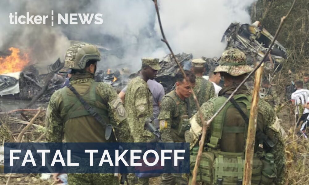Colombian military plane crash kills 66, four missing