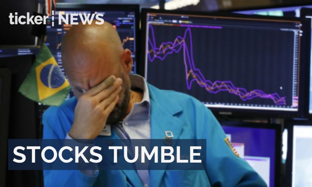 U.S. stocks tumble as Middle East tensions continue