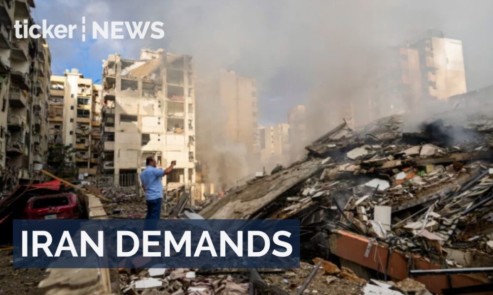 Iran wants Lebanon in any ceasefire agreement