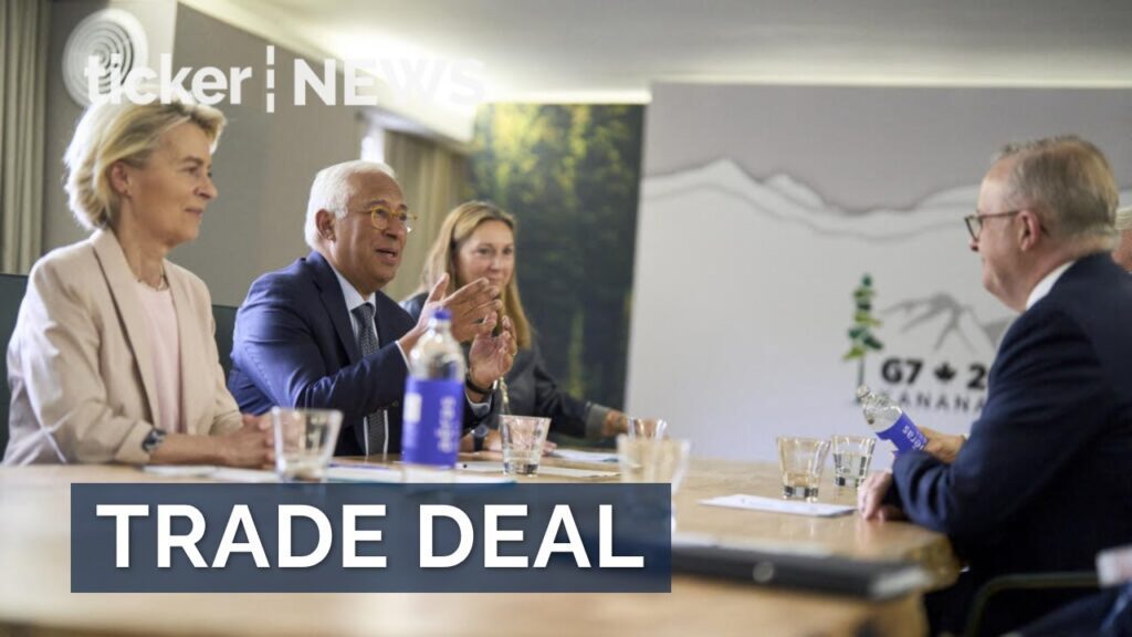 Professor Tim Harcourt discusses trade agreement benefits, investment, and defense – subscribe to Ticker for more!