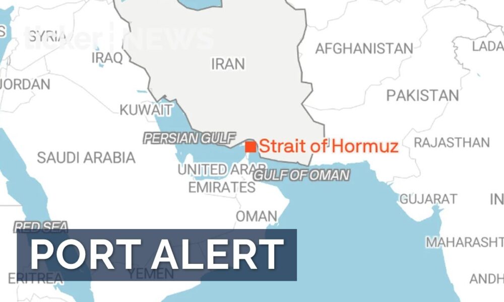 U.S. issues urgent warning for Strait of Hormuz