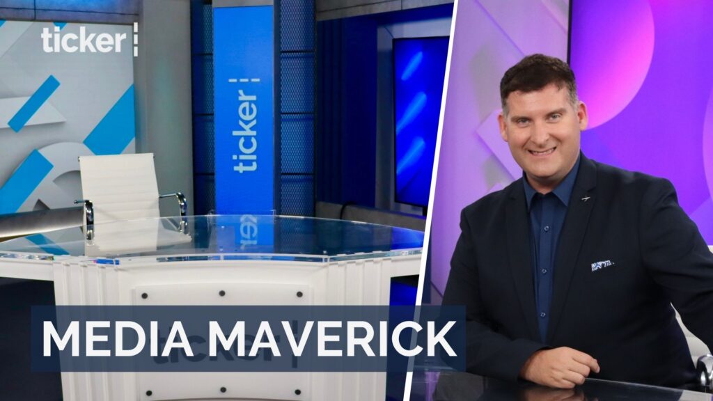 Ahron Young discusses his transition from journalism to founding Ticker TV and embracing tech-driven entrepreneurship