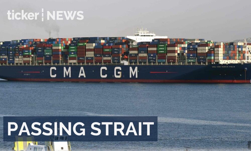 French and Japanese ships transit Hormuz blockade