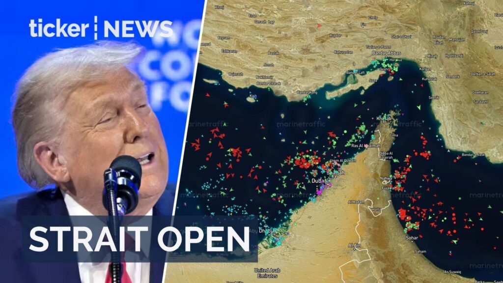 Oil prices drop 10% as Iran opens the Strait of Hormuz, while Trump hints at potential U.S.-Iran discussions