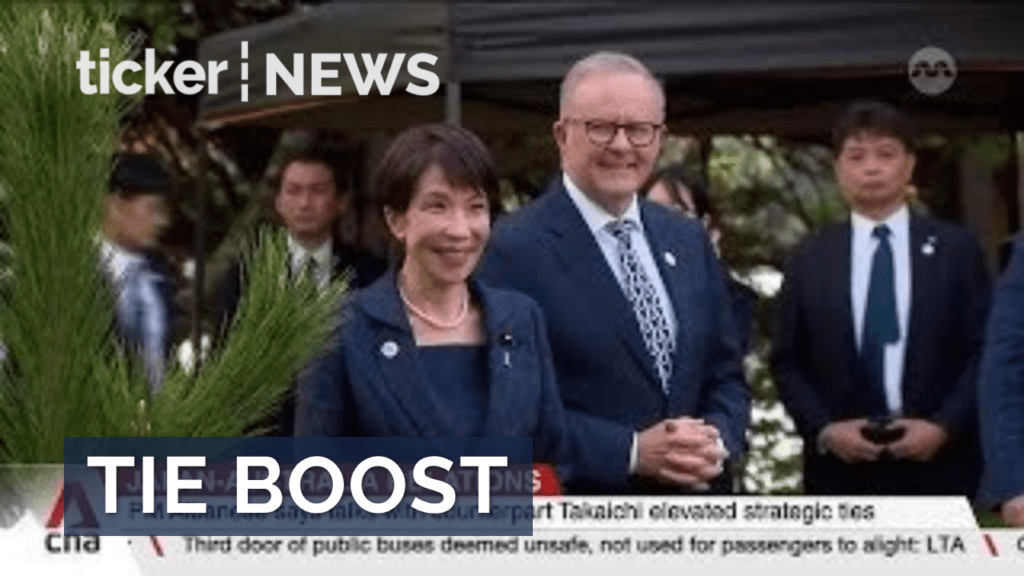 Takaichi strengthens Australia-Japan economic and defense ties amid regional security concerns during her three-day visit