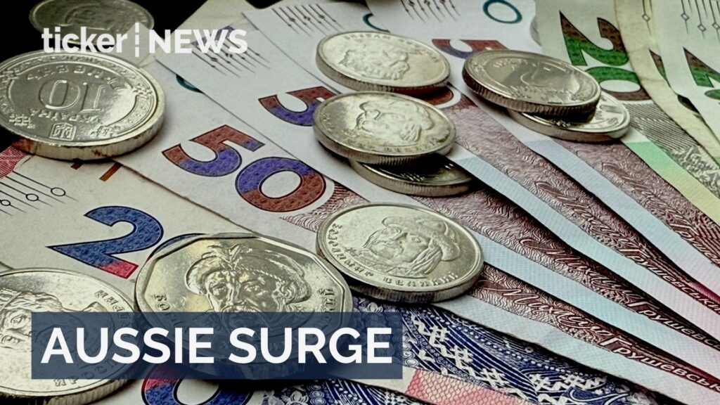 David Scutt analyzes global market trends, focusing on the Aussie dollar and U.S. economy effects. Subscribe to Ticker!