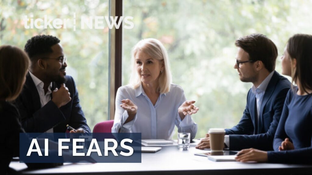 Karen Sutherland on CEO AI adoption fears and job security. Subscribe to Ticker for more insights: https://www.youtube.com/@weareticker