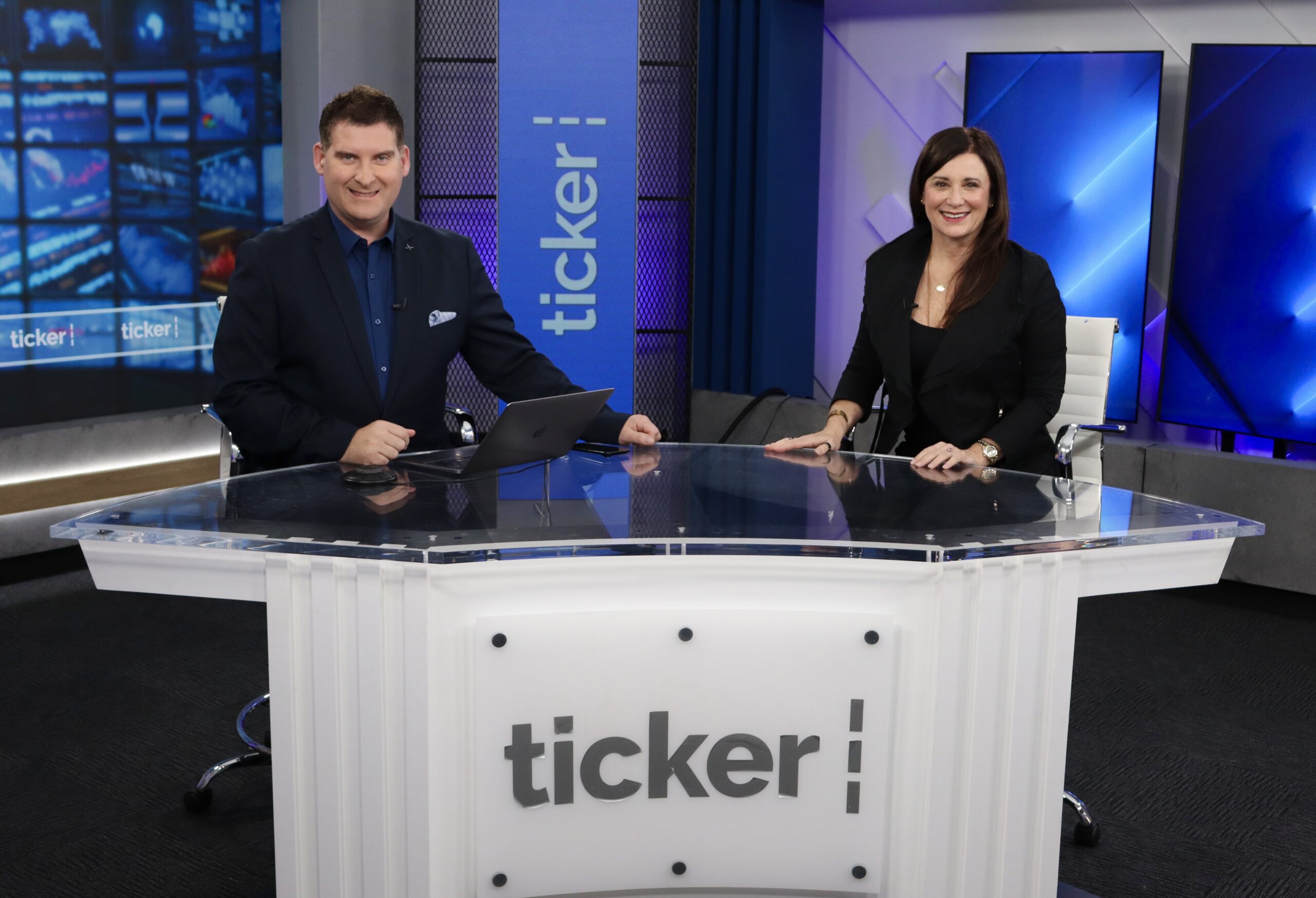 A Ticker Insight interview in the studio