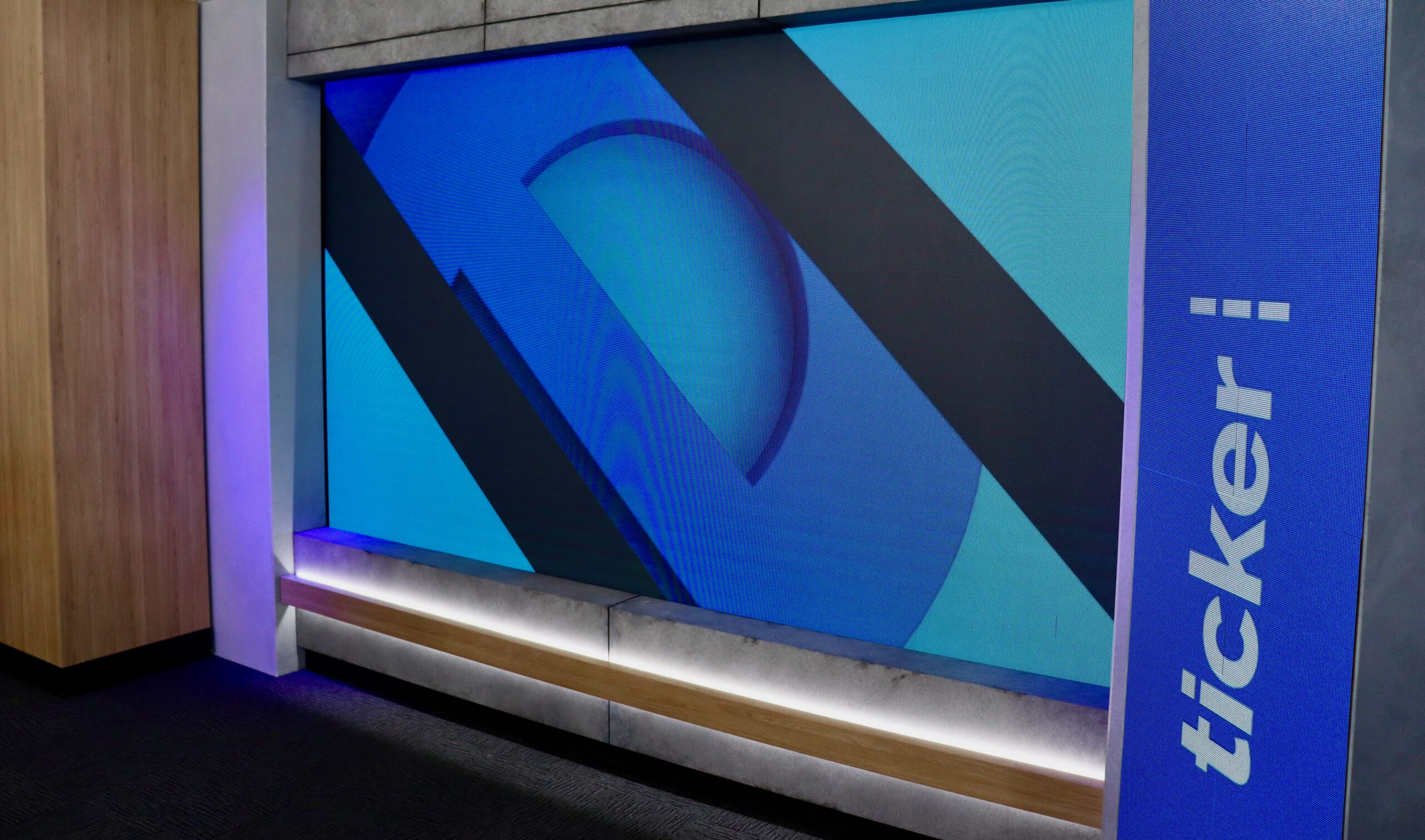 Ticker Studios LED wall