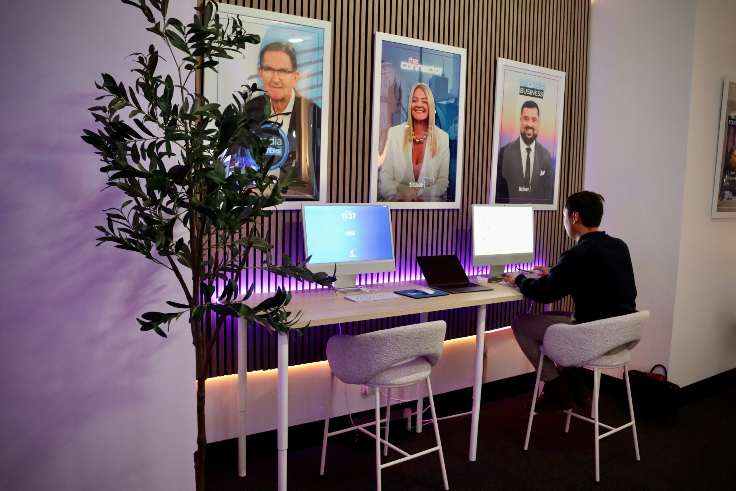 Ticker Studios creator pod