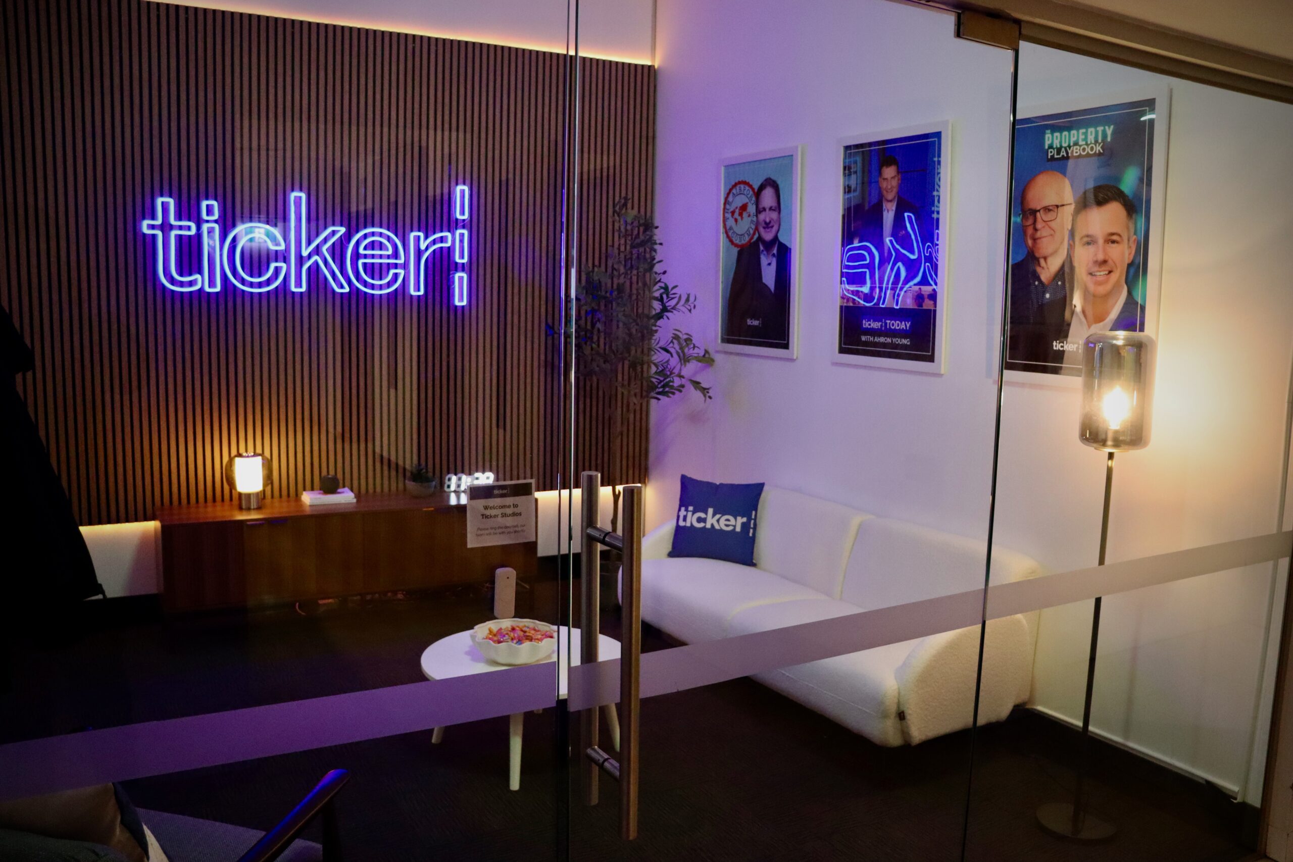 Ticker Studios reception in Melbourne
