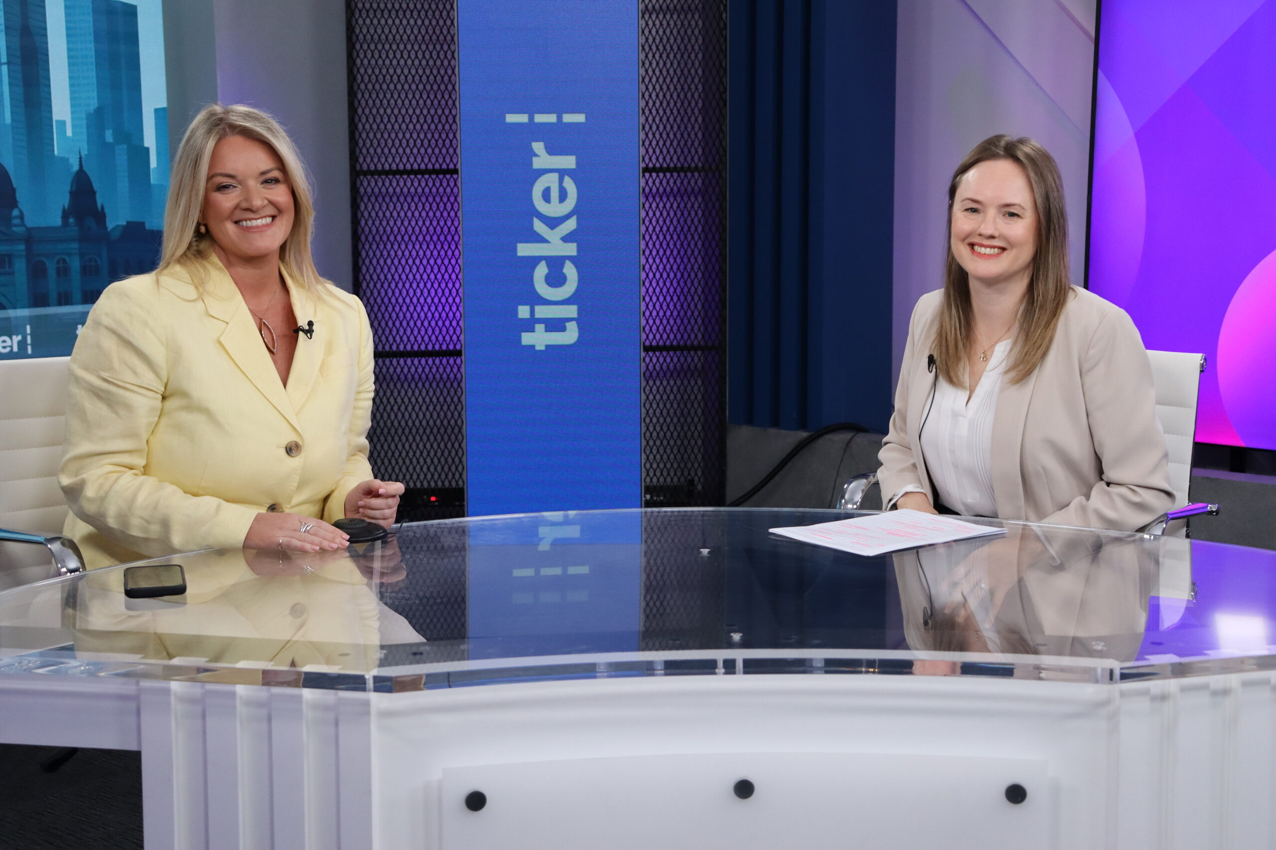 A commercial show produced at Ticker Studios