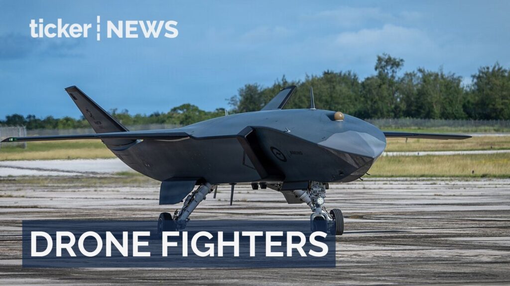 Boeing leads race in autonomous fighter jet development at Farnborough Airshow, showcasing Ghost Bat amid fierce competition