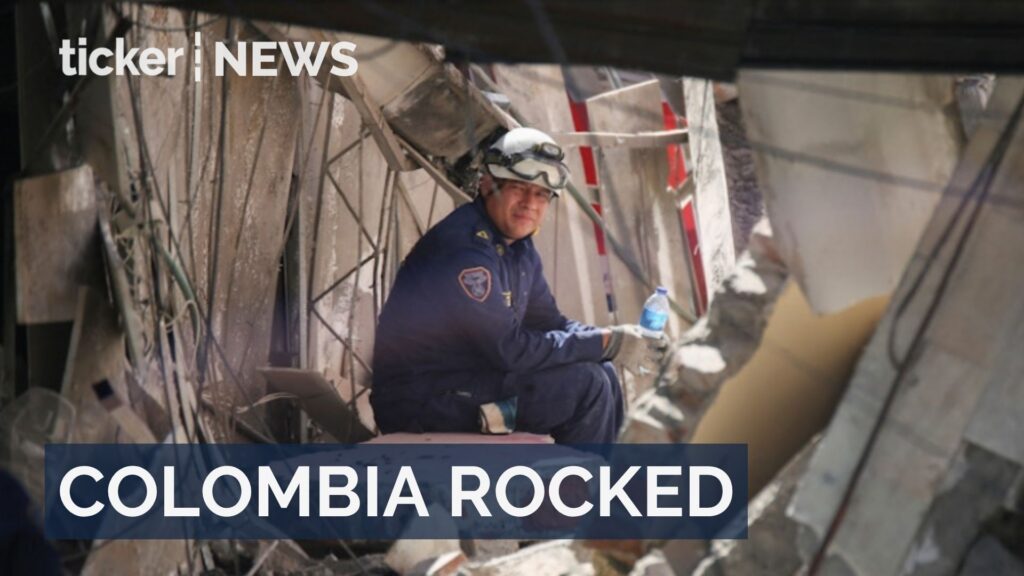 Colombia declares emergency after 7.4 earthquake causes fatalities, injuries, and damage; rescue teams search for survivors.