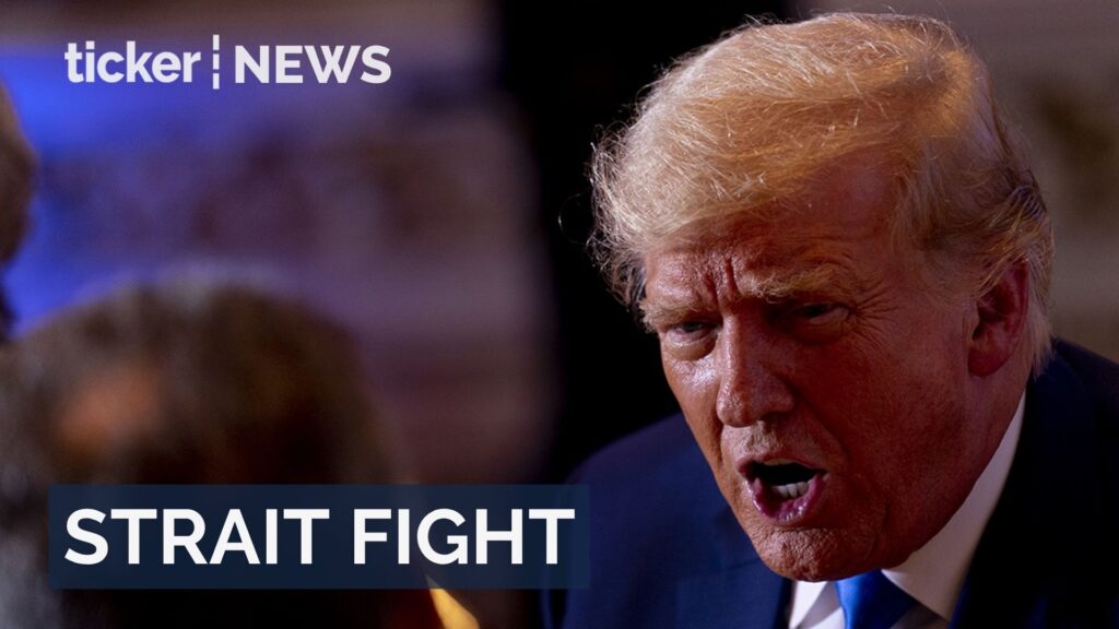 Trump rules out Iran talks; Strait of Hormuz remains open amid rising military tensions and minimal shipping activity.