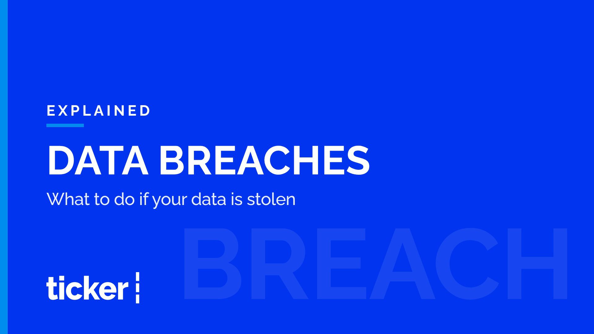 Explained: What to do if your data is stolen in a breach