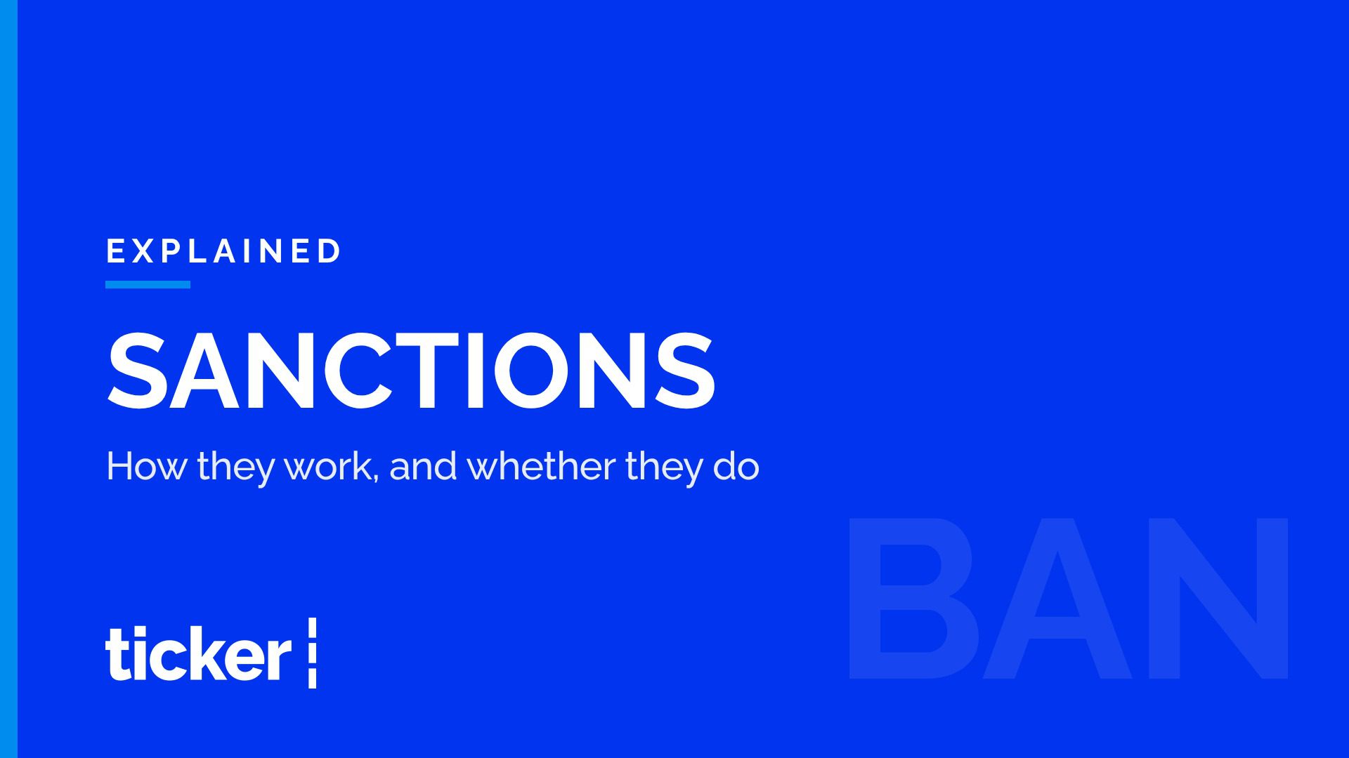 Explained: How economic sanctions work