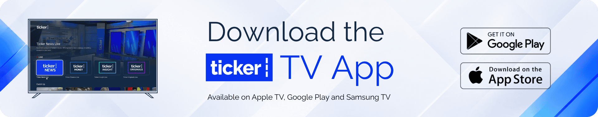 Download the Ticker app