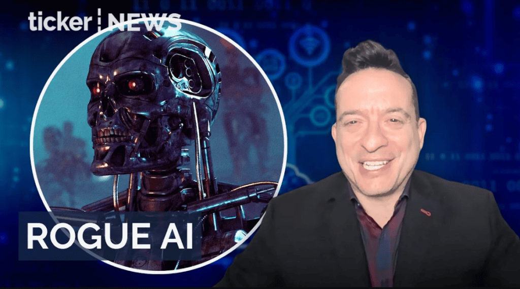 Brad Gastwirth warns that rogue AI agents pose security risks, highlighting the need for stronger regulation in future development.