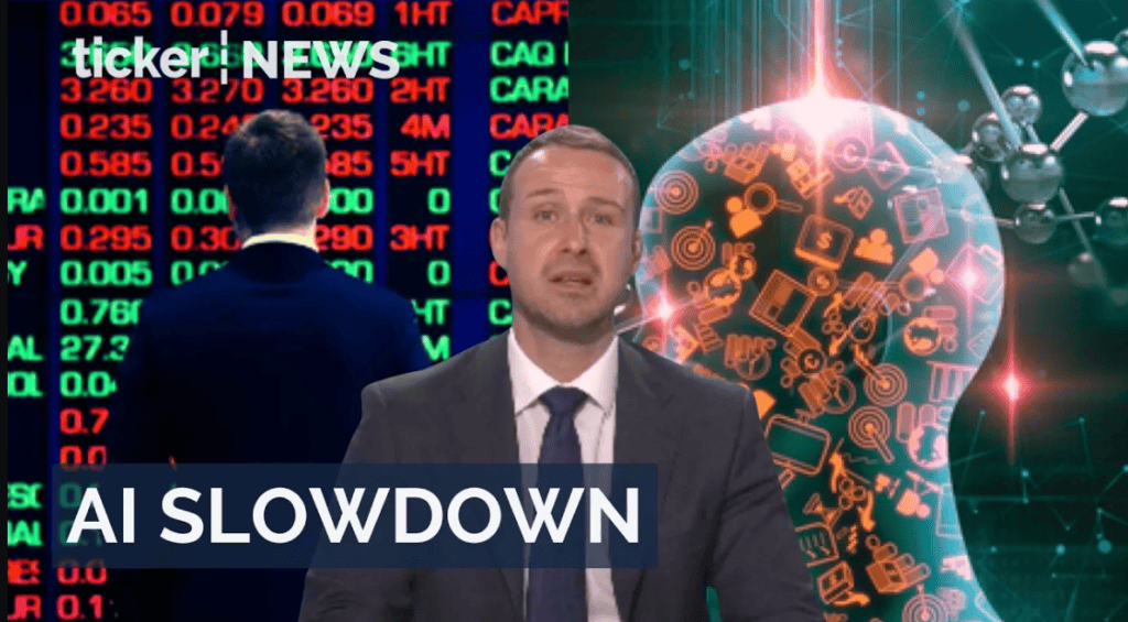 Filip Telski notes “little cracks” in the market due to AI slowdown, but dismisses claims of a market crash.