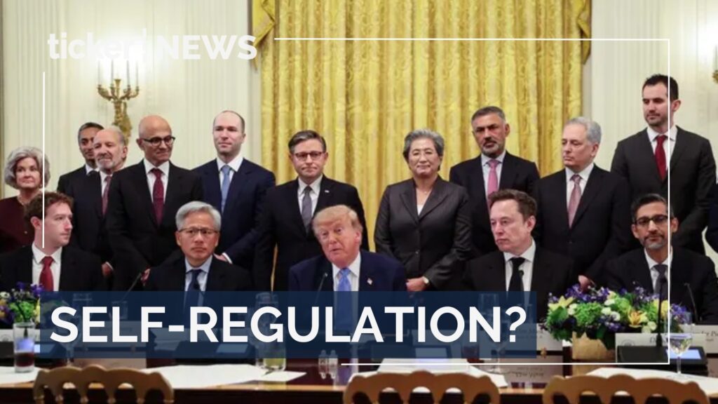 Brad Gastwirth emphasizes the need for external oversight in AI regulation alongside internal measures to address potential issues.