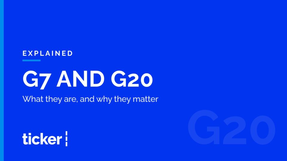 Explained: What the G7 and G20 are, and why they matter