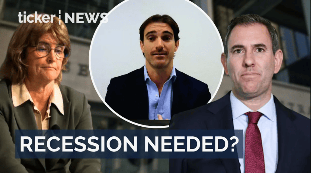 Rising interest rates may push Australia towards recession, warns advisor Thomas Lyon, citing inflation and unemployment concerns.