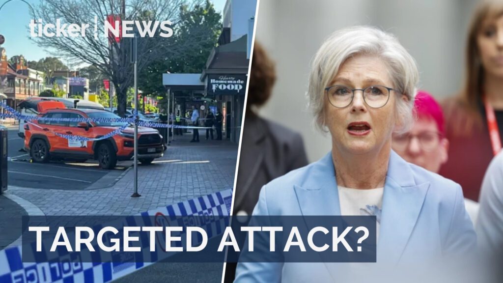 Independent MP Helen Haines critically injured by a car; police suspect targeted attack, with widespread condemnation from leaders.