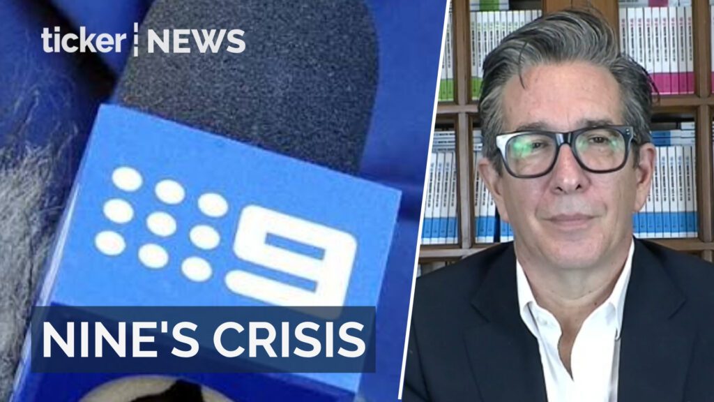 Nine's share price is pressured by leadership changes and competition; Woolley discusses recovery strategies and future risks.